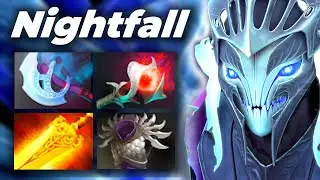 Найтфол на Спектре тащит игру! - Nightfall Spectre 7.34 DOTA 2