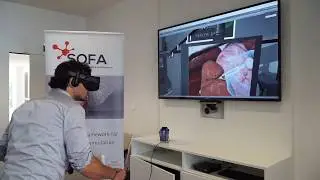Sofa in Unity - Liver resection in Virtual Reality