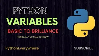 MASTER PYHON VARIABLES BASIC TO BRILLIANCE EVERYTHING IN 10 MIN COMPLETE GUIDE #python #learnpython