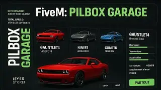 [QBCore - ESX] Eyes Advanced Garages | Gameplay