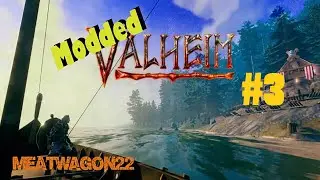 Viking Long House Valheim Journey to the Mistlands Fully Modded #3