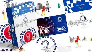 TOKYO 2020 Olympic Broadcast Pack for After Effects & PremierePro