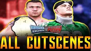 WWE Smackdown Vs Raw - ALL CUT SCENES - Season Mode