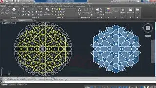 How to draw a Complex Islamic Geometric Pattern with AutoCAD