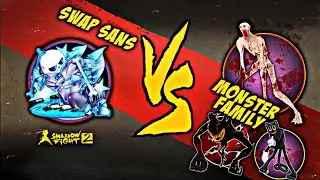 Shadow Fight 2 Swap Sans - Underswap Vs Beast Bendy, Cartoon Cat & SCP 096