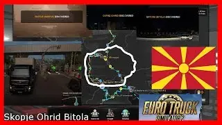 Euro Truck Simulator 2 Macedonia Map