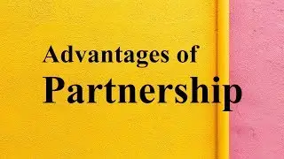 Advantages of Partnership