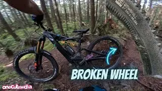 Broken Wheel riding in Squamish BC