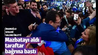 Ekrem İmamoğlu'na Anadolu Efes maçında büyük sevgi