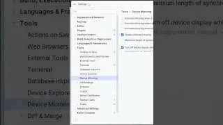 Device MIRRORING in Android Studio 