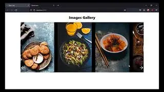 Images Gallery use ReactJs with useState useRef  and use some functional component.