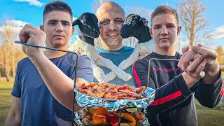 The homestead will teach you a lot and reward your efforts. Two young men against their father. The