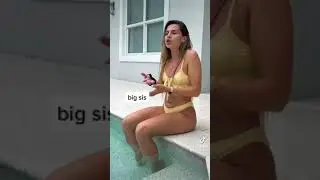 When Your Sibling Won’t Get In The Pool