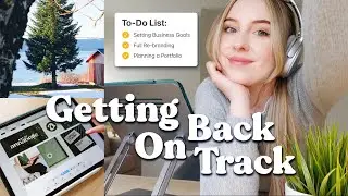 Getting My Art Business Back on Track | Studio Vlog