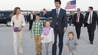Justin Trudeau and family arrive in U.S. for official visit