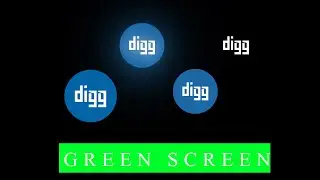 Digg Icon - Green Screen Video - Stock Video Footage - No Copyright Animated Videos