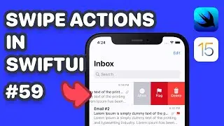 Add Swipe Action on List In SwiftUI (SwiftUI Swipe Action, SwiftUI Swipe To Delete, SwiftUI Mail)
