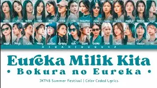 JKT48 - Eureka Milik Kita (Bokura No Eureka) | Color Coded Lyrics | All Member Ver.