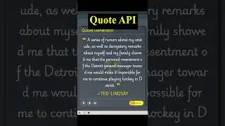 Quote Generate Randomly by fetching Quote API | HTML CSS & JavaScript