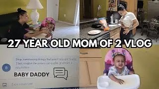 Mom vlog: Trying to keep my friends, Fixing things with my baby daddy, Potty training going great