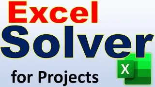 Optimizing Project Costs ❓ EXCEL SOLVER with 4 Easy Steps - Example of Project Portfolio Management