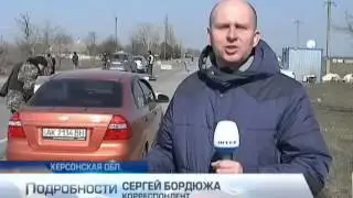 Возле поселка Чонгар создаются окопы и оборонительн...