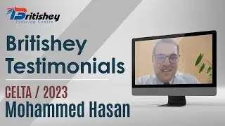 CELTA Testimonial 1 / Mohammed Hasan / 2023