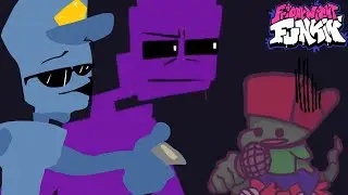 GETTING ARRESTED BY A COOL GUY AND PURPLE GUY! | Friday Night Funkin' - VS Nuu Guy