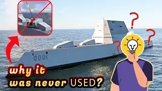 Why did the US destroyers Zumwalt never fire their most powerful weapon?