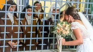 Monjas de clausura sorprenden a novia con el perfecto regalo de bodas