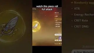 when you're expecting a bad artifact roll but.. | Genshin Impact