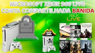 CONTAS COMPARTILHADAS BANIDAS XBOX 360