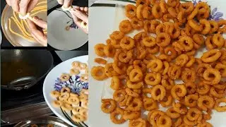 Chinna chegodilu| chinna chekodi |home made ringulu |ringulu in telugu | how to make ring murukulu