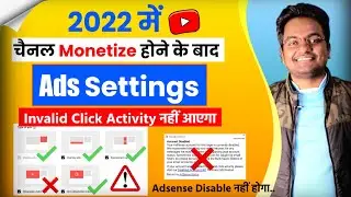 YouTube Ads Complete Setting After Monetization 2022 | Youtube Video par Ads lagane ka sahi tarika