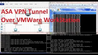 Site to Site VPN Tunnel on Cisco ASA Virtual Edition over VMWare Workstation