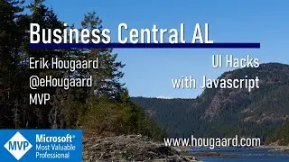 UI Hacks with Javascript in Business Central