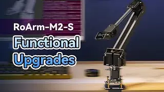 RoArm-M2-S, Desktop robotic arm kit, Esp32, 4-DOF, with powerful features based on ROS2
