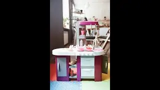 Кухня большая интерактивная 922-47 на 53 предмета аналог Tefal Studio XL Smoby