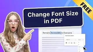 How to Change Font Size in a PDF for Free