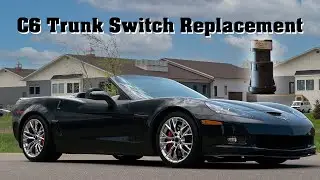 How To Replace C6 Corvette Trunk / Hatch Switch