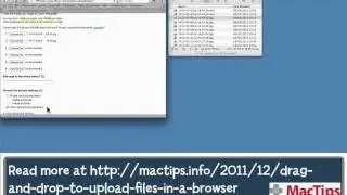 Drag and drop to upload files in a browser