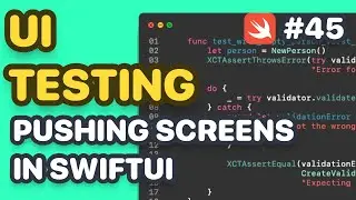 UI Testing Pushing To Screen In SwiftUI, How To Write UI Tests for Our DetailView