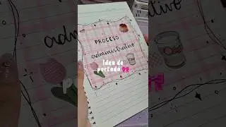 Idea de portada bonita 🩷 #portadasbonitas #study #apuntesbonitos #shorts #youtube #aesthetic