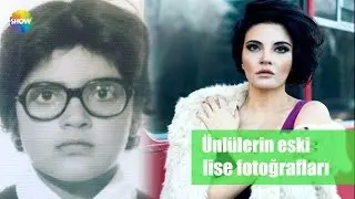 Ünlülerin eski lise fotoğrafları