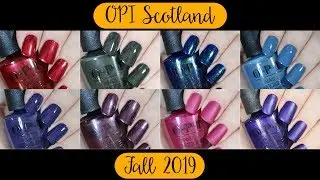 OPI Scotland | Fall 2019 | Swatch and Comparison