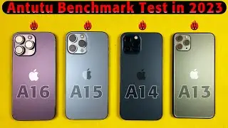 A16 Bionic vs A15 Bionic vs A14 Bionic vs A13 Bionic Antutu Benchmark Test - Benchmark Test in 2023