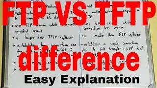 ftp vs tftp|difference between ftp and tftp|ftp and tftp difference|difference between tftp and ftp