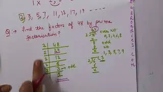 Prime factorization to find factors in hindi. 