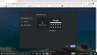 how to make customize background google in Chrome browser