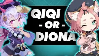 WHO'S BETTER!? DIONA VS QIQI | Genshin Impact Hero Comparison